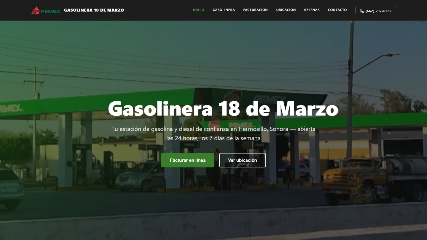 Gasolinera 18 de Marzo